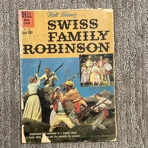 Vintage Walt Disney Swiss  Family Robinson Comic Book